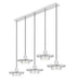 Z-Lite - 829P12-5L-BN-LED - LED Linear Chandelier - Ludo - Brushed Nickel