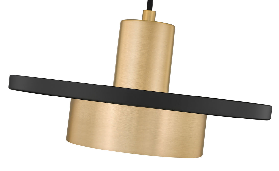 Z-Lite - 829P12-MB-MGLD-LED - LED Pendant - Ludo - Matte Black + Modern Gold