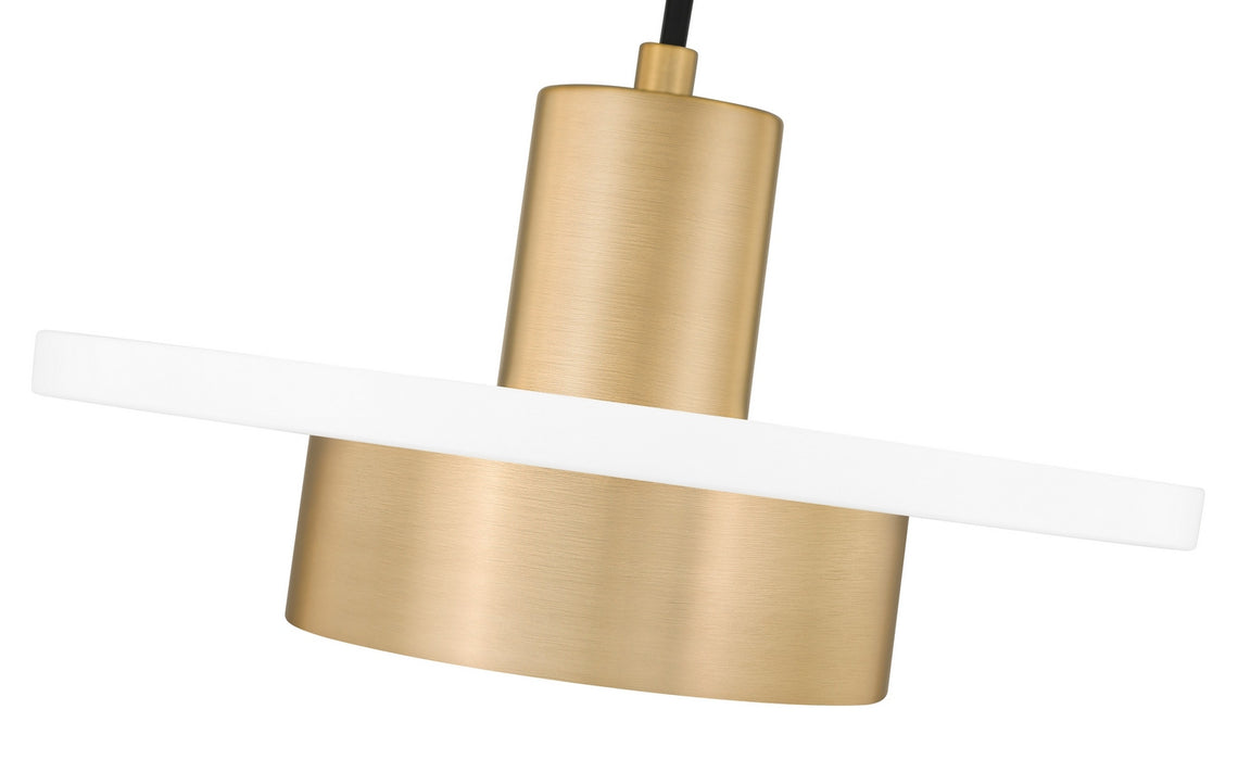 Z-Lite - 829P12-MW-MGLD-LED - LED Pendant - Ludo - Matte White + Modern Gold