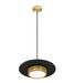 Z-Lite - 829P16-MB-MGLD-LED - LED Pendant - Ludo - Matte Black + Modern Gold