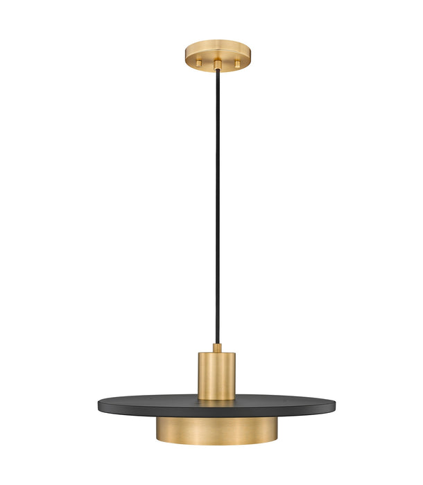 Z-Lite - 829P16-MB-MGLD-LED - LED Pendant - Ludo - Matte Black + Modern Gold