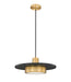 Z-Lite - 829P16-MB-MGLD-LED - LED Pendant - Ludo - Matte Black + Modern Gold