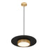 Z-Lite - 829P20-MB-MGLD-LED - LED Pendant - Ludo - Matte Black + Modern Gold