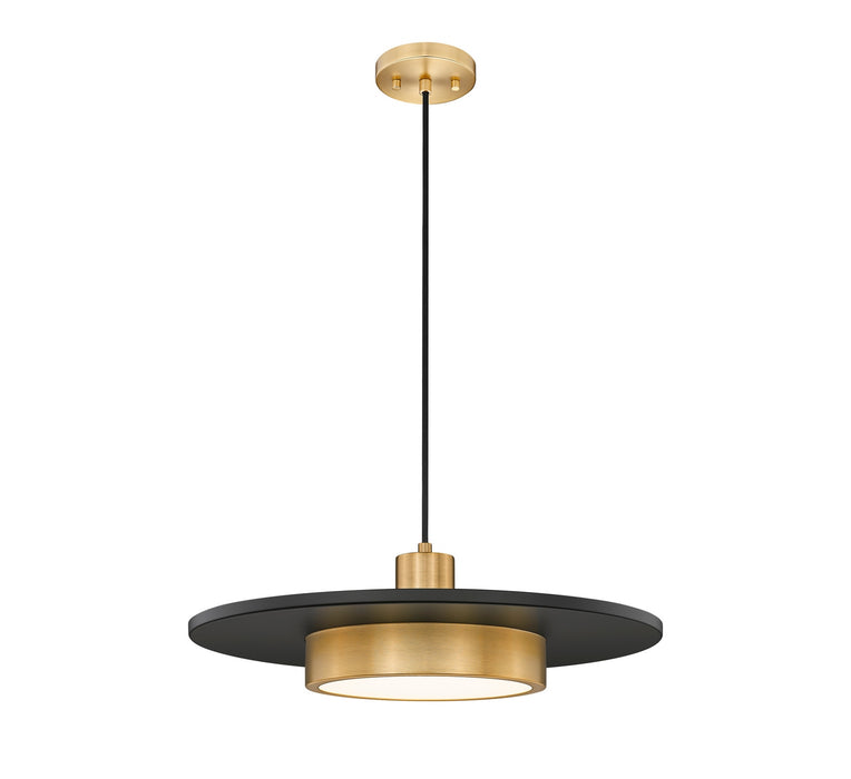 Z-Lite - 829P20-MB-MGLD-LED - LED Pendant - Ludo - Matte Black + Modern Gold