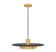 Z-Lite - 829P20-MB-MGLD-LED - LED Pendant - Ludo - Matte Black + Modern Gold
