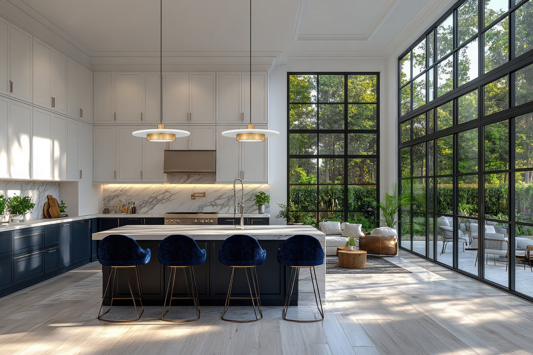 Z-Lite - 829P20-MW-MGLD-LED - LED Pendant - Ludo - Matte White + Modern Gold