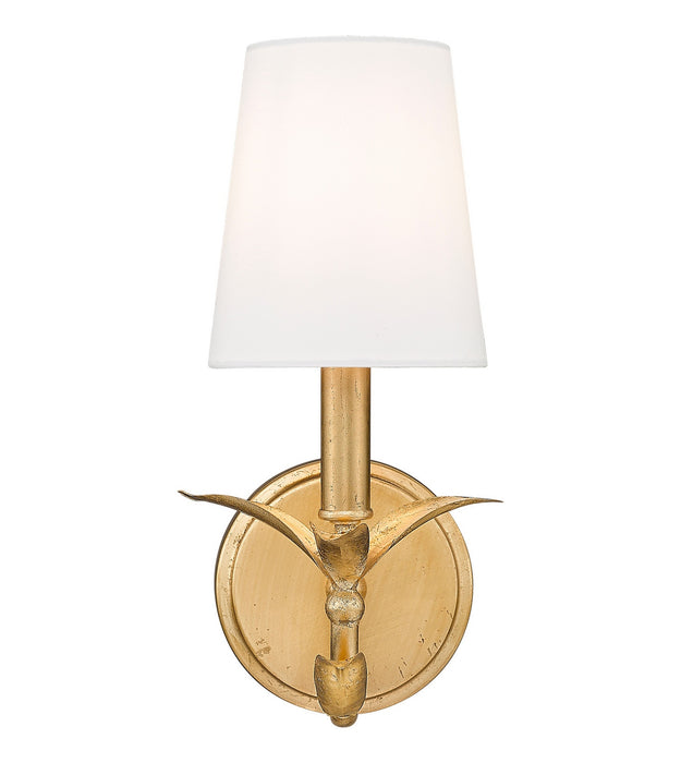 Z-Lite - 830-1S-GLF - One Light Wall Sconce - Aslin - Gold Leaf
