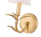 Z-Lite - 830-1S-GLF - One Light Wall Sconce - Aslin - Gold Leaf