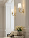 Z-Lite - 830-1S-GLF - One Light Wall Sconce - Aslin - Gold Leaf