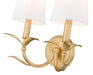 Z-Lite - 830-2S-GLF - Two Light Wall Sconce - Aslin - Gold Leaf