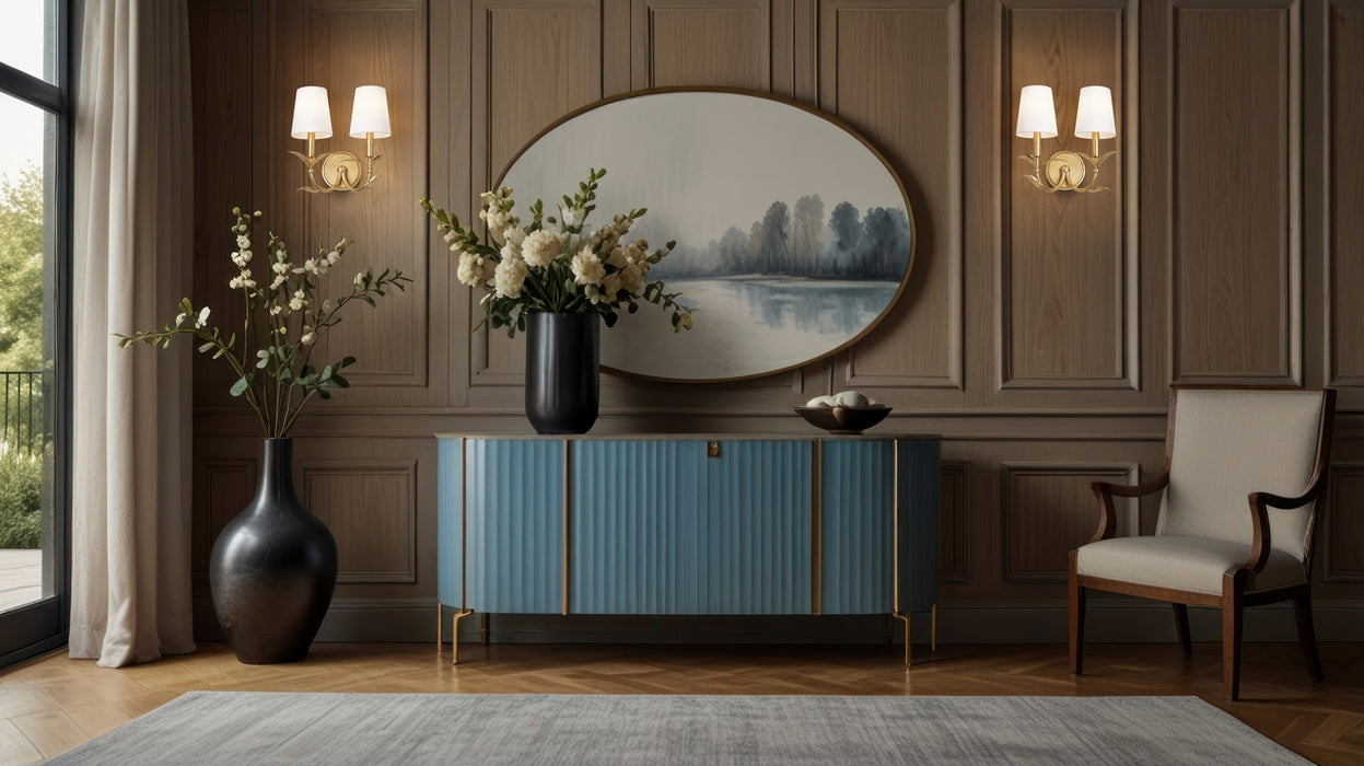 Z-Lite - 830-2S-GLF - Two Light Wall Sconce - Aslin - Gold Leaf