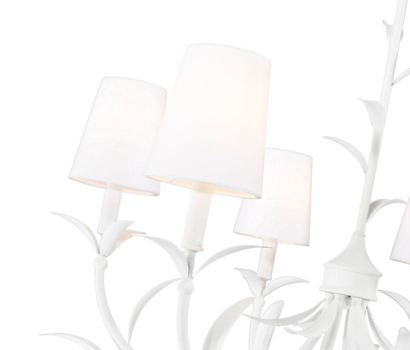 Z-Lite - 830-31TXWH - Six Light Chandelier - Aslin - Textured White