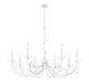 Z-Lite - 830-42TXWH - Eight Light Chandelier - Aslin - Textured White