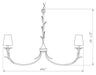 Z-Lite - 830-42TXWH - Eight Light Chandelier - Aslin - Textured White
