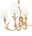 Z-Lite - 830-44L-GLF - Six Light Linear Chandelier - Aslin - Gold Leaf