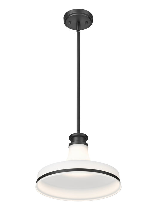 Z-Lite - 831P12-MB - One Light Pendant - Reznor - Matte Black
