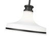 Z-Lite - 831P12-MB - One Light Pendant - Reznor - Matte Black
