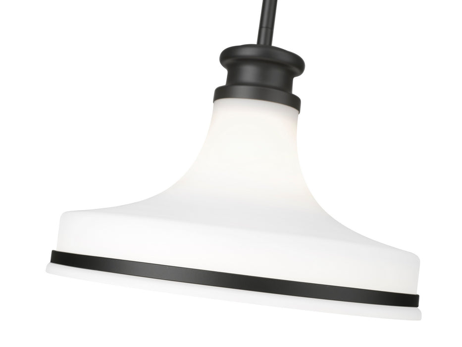 Z-Lite - 831P12-MB - One Light Pendant - Reznor - Matte Black