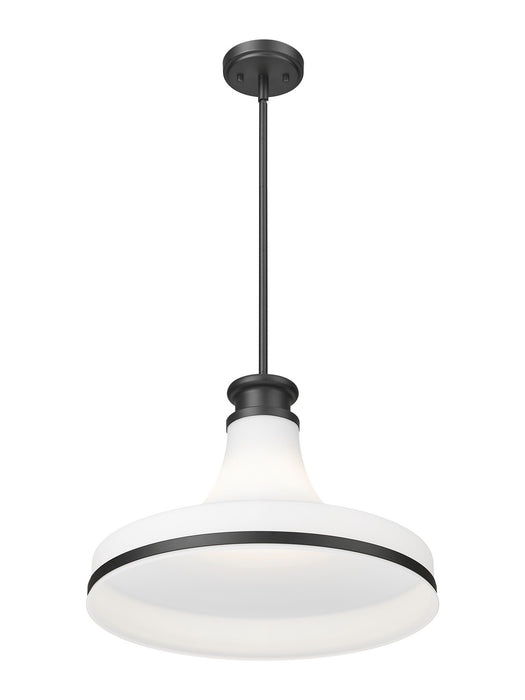 Z-Lite - 831P18-MB - One Light Pendant - Reznor - Matte Black