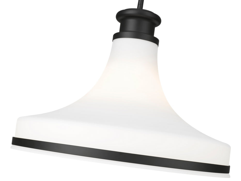 Z-Lite - 831P18-MB - One Light Pendant - Reznor - Matte Black