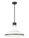 Z-Lite - 831P18-MB - One Light Pendant - Reznor - Matte Black