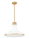 Z-Lite - 831P18-MGLD - One Light Pendant - Reznor - Modern Gold