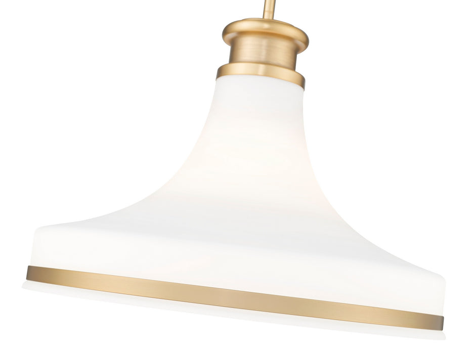 Z-Lite - 831P18-MGLD - One Light Pendant - Reznor - Modern Gold