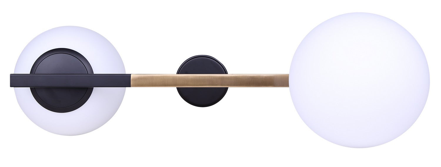 Canarm - IPL2261B02BKG - Two Light Pendant - Lumi - Matte Black