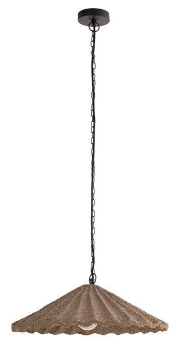Canarm - IPL2245B01NC - One Light Pendant - Rome - Cement And Natural Fibres