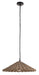 Canarm - IPL2245B01NC - One Light Pendant - Rome - Cement And Natural Fibres
