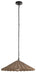 Canarm - IPL2245B01NC - One Light Pendant - Rome - Cement And Natural Fibres