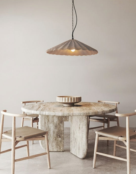 Canarm - IPL2245B01NC - One Light Pendant - Rome - Cement And Natural Fibres
