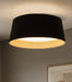 Canarm - LFM344A18BKW - LED Flush Mount - Mira - Matte Black & Faux Wood