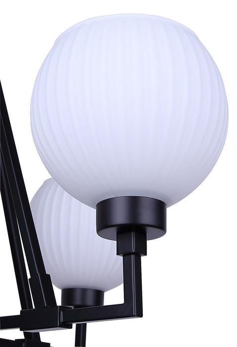 Canarm - ICH2257B04BK - Four Light Chandelier - Nella - Matte Black