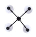 Canarm - ICH2257B04BK - Four Light Chandelier - Nella - Matte Black