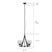 Canarm - ICH2257B04BK - Four Light Chandelier - Nella - Matte Black