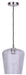 Canarm - IPL1249A01BN-CR - One Light Pendant - Leandro - Brushed Nickel