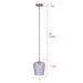 Canarm - IPL1249A01BN-CR - One Light Pendant - Leandro - Brushed Nickel