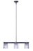 Canarm - ICH1243A03BK - Three Light Chandelier - Renzo - Matte Black