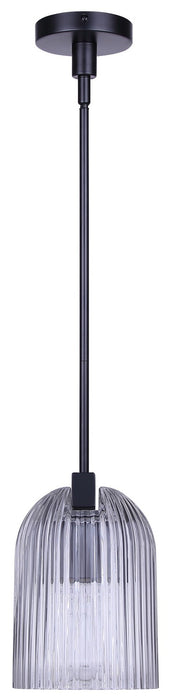Canarm - ICH1243A03BK - Three Light Chandelier - Renzo - Matte Black