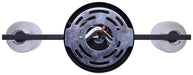 Canarm - ICH1243A03BK - Three Light Chandelier - Renzo - Matte Black