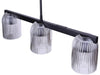 Canarm - ICH1243A03BK - Three Light Chandelier - Renzo - Matte Black