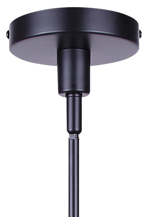 Canarm - ICH1243A03BK - Three Light Chandelier - Renzo - Matte Black