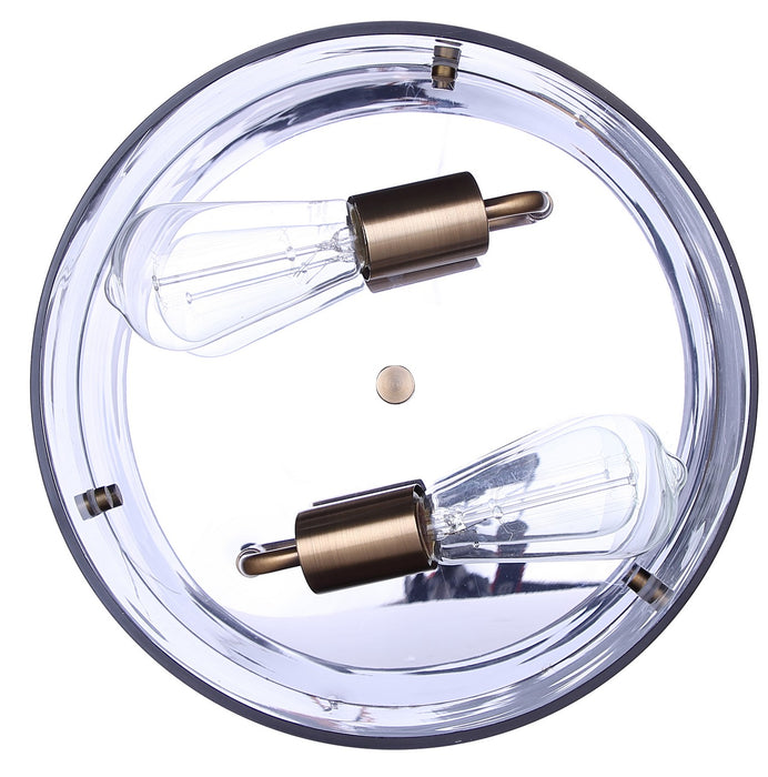 Canarm - IFM2288B12GD - Two Light Flush Mount - Nina - Gold