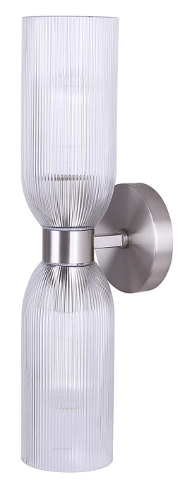 Canarm - IWF1252A02BN - Two Light Wall Fixture - Omarion - Brushed Nickel