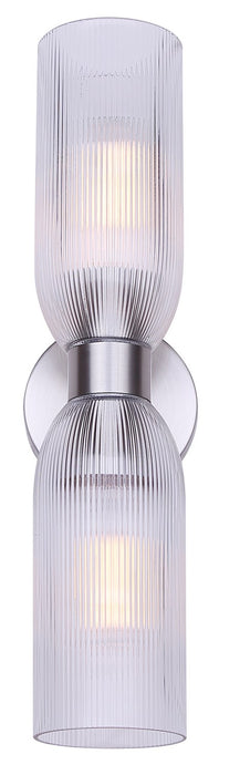 Canarm - IWF1252A02BN - Two Light Wall Fixture - Omarion - Brushed Nickel