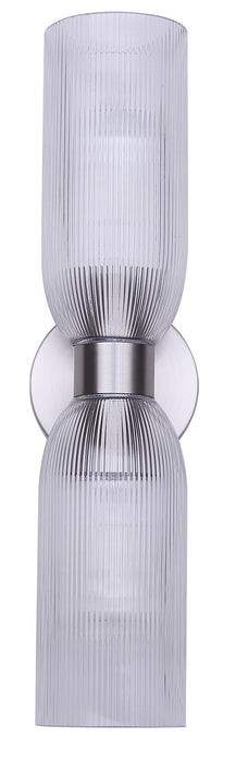 Canarm - IWF1252A02BN - Two Light Wall Fixture - Omarion - Brushed Nickel