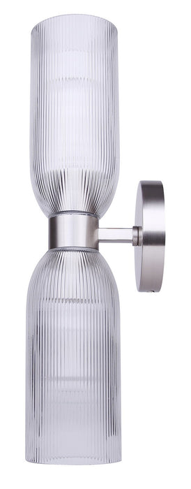 Canarm - IWF1252A02BN - Two Light Wall Fixture - Omarion - Brushed Nickel
