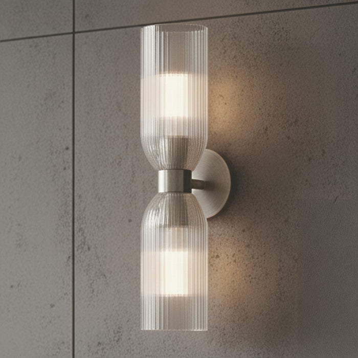 Canarm - IWF1252A02BN - Two Light Wall Fixture - Omarion - Brushed Nickel
