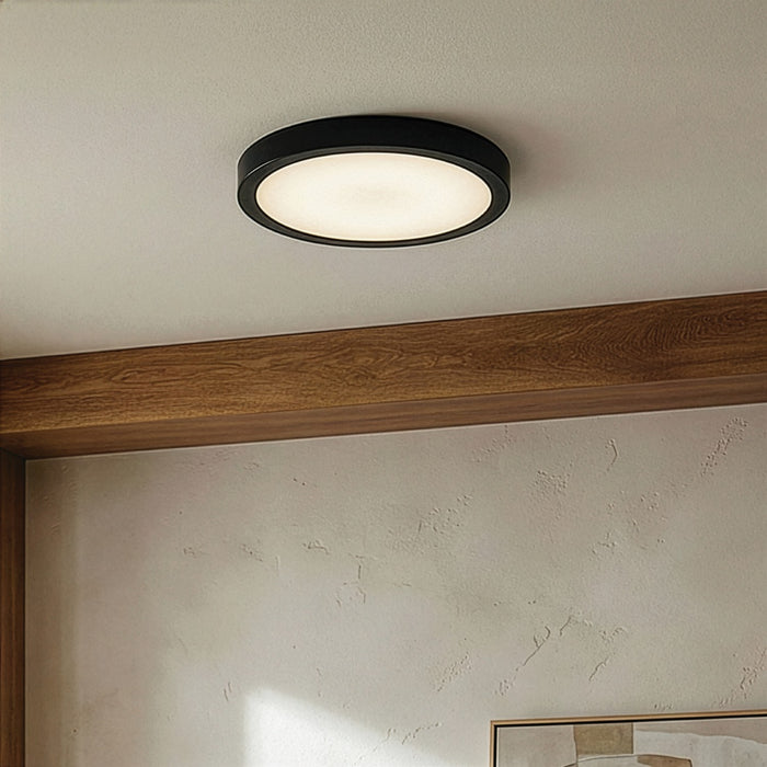 Canarm - DL-11F-25DCW-BK-C - LED Flush Mount - Dl-11F-25Dcw - Matte Black